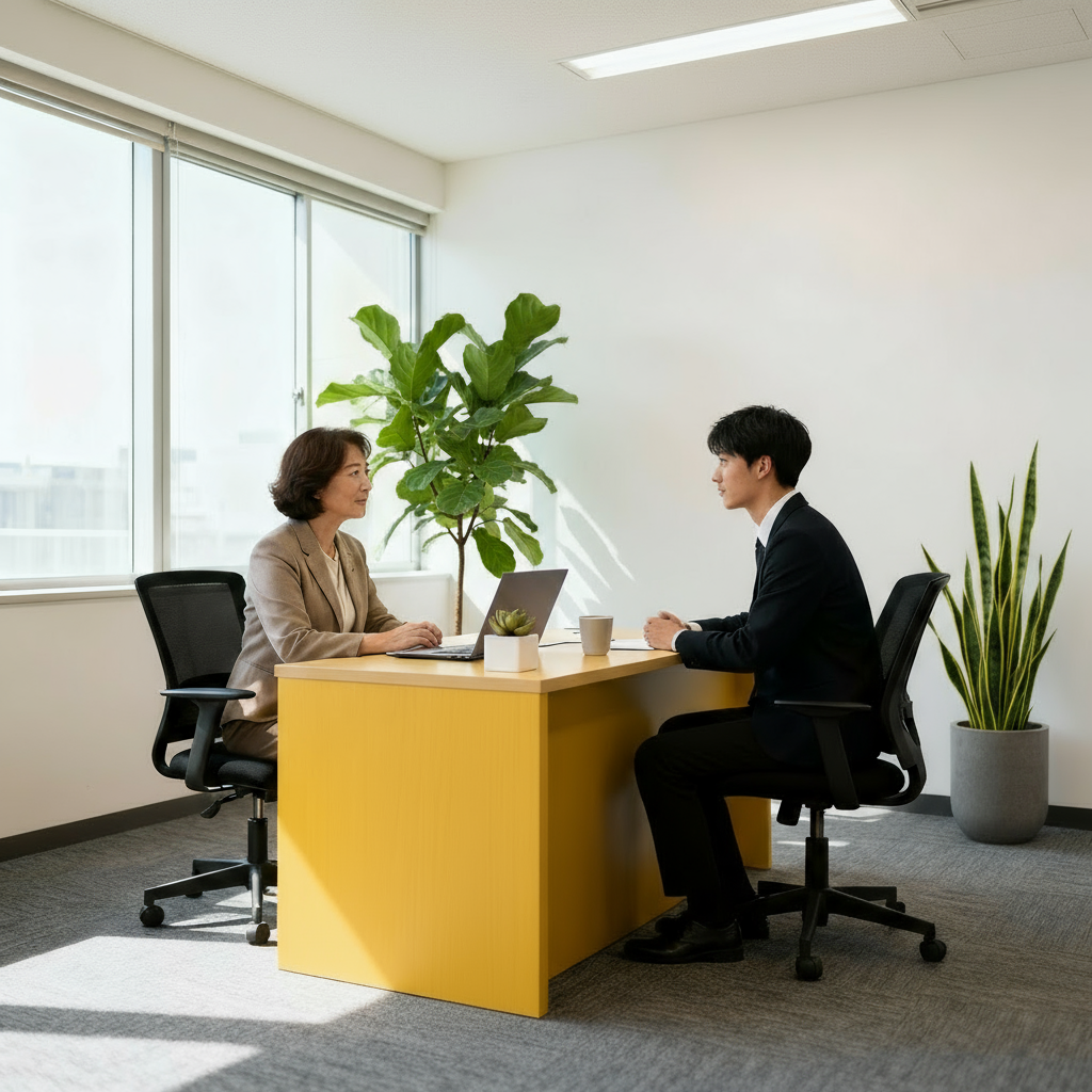 やさしい雰囲気の女性イラスト